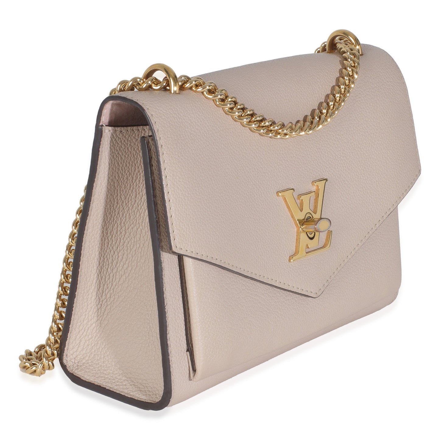 Louis Vuitton Mylockme BB Calfskin Pink Chain Handbag
