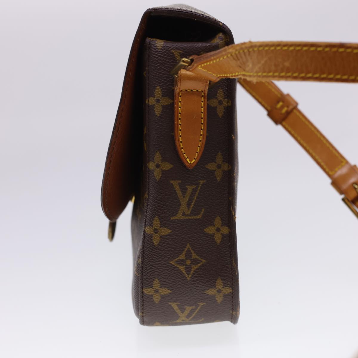 LOUIS VUITTON Monogram Saint Cloud GM Shoulder Bag M51242 LV tb619