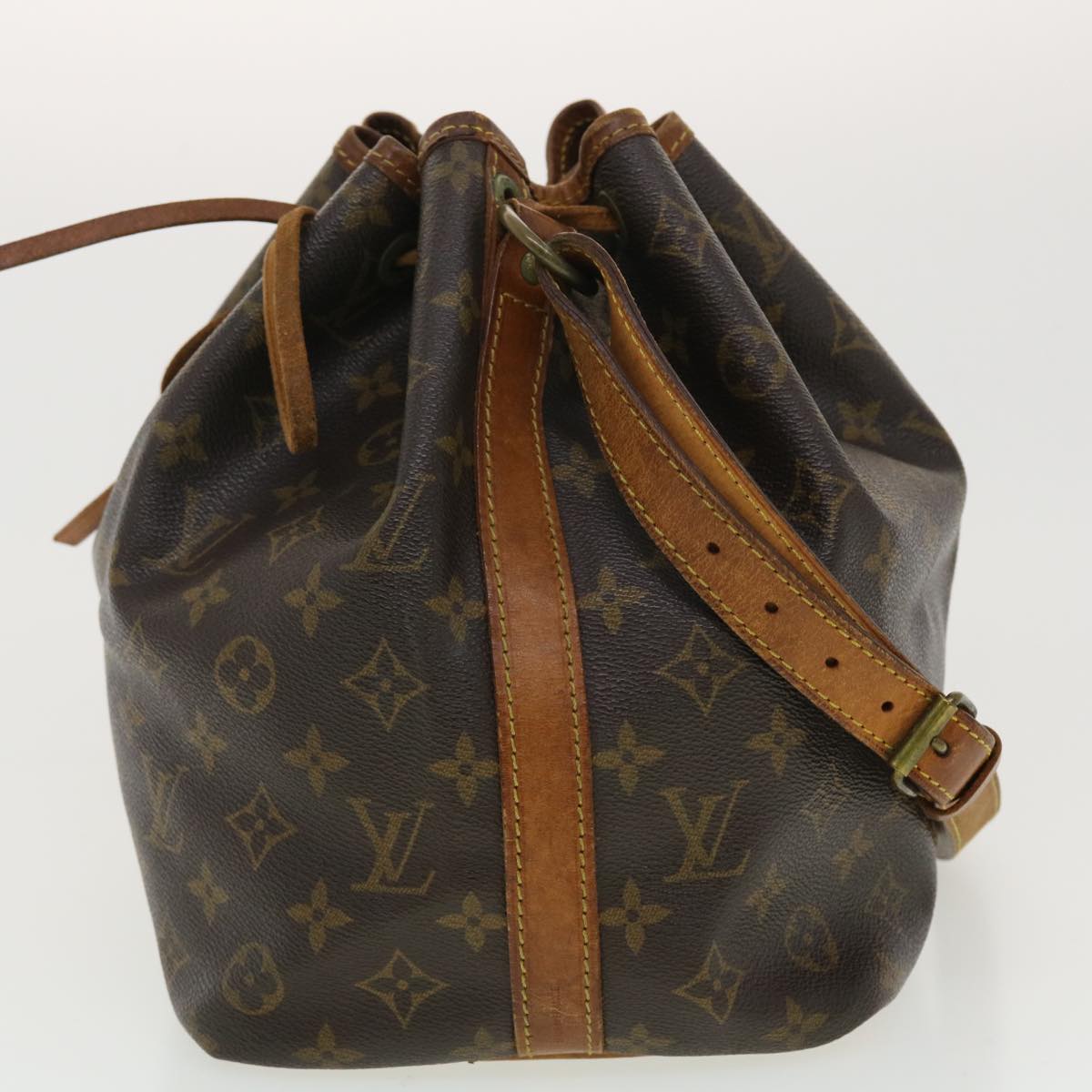 LOUIS VUITTON Monogram Petit Noe Shoulder Bag M42226 LV th3549