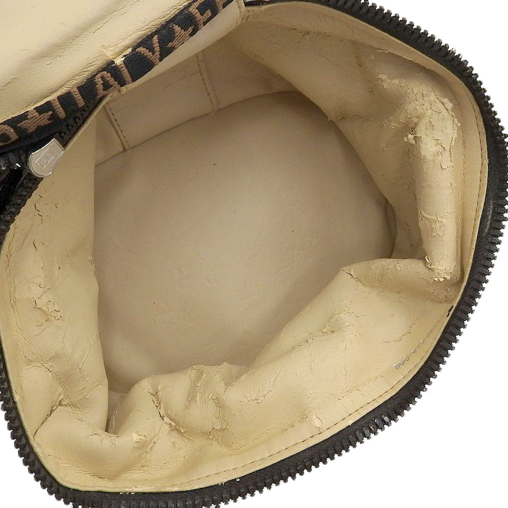 Fendi Vanity Handbag Canvas Travel Bag