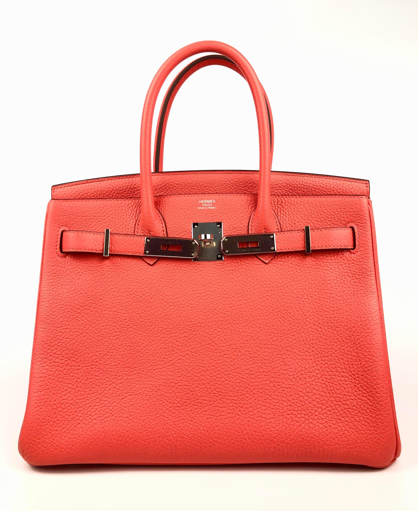 Hermes Luxury Cm Bougainvilea Togo Birkin With Palladium Travel Bag