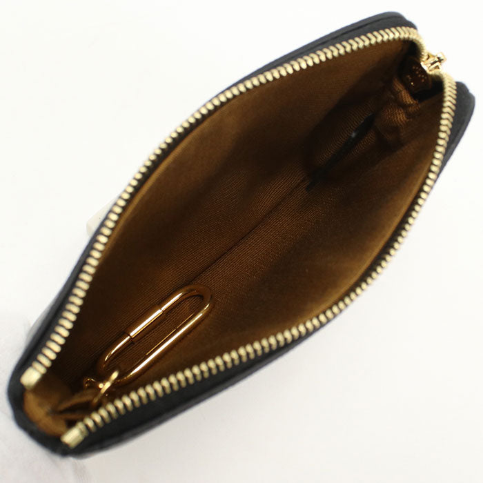 Ca . No Coin Purse Triomphe Coin Canvas Black Travel Bag