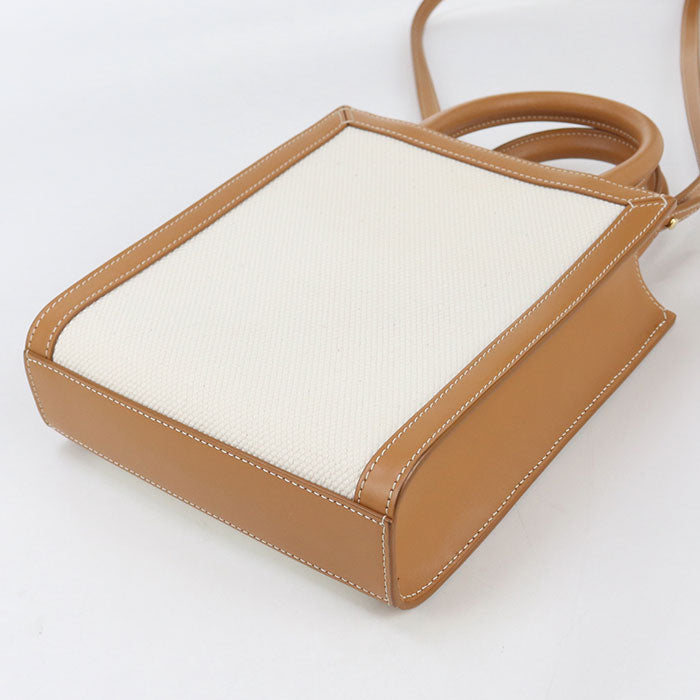 Nt Vertical Hippopotamus Handbag Calfskin Women Canvas White Travel Bag