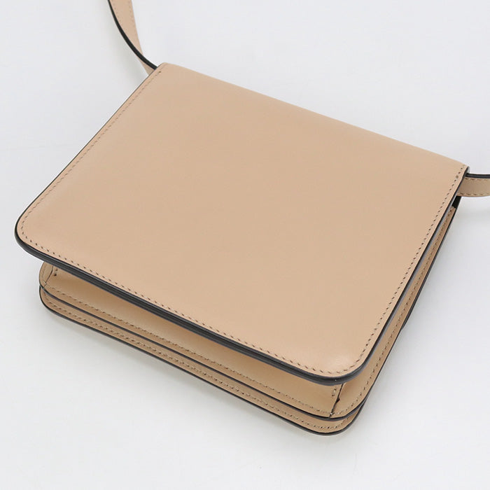 Fendi 8Bt325 1W Shoulder Bag Fwith Crossbody Bag Calfskin Beige Logo