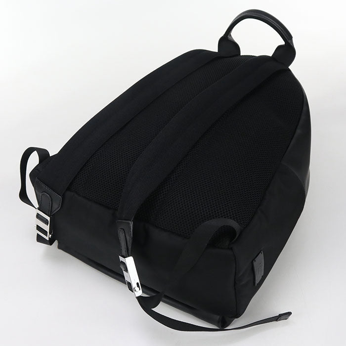 Fendi 7Vz012 Backpack Bugs Monster Mens Leather Nylon Black