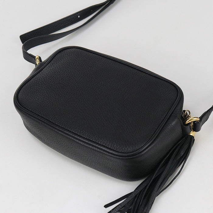Gucci Soho Diagonal Leather Black Shoulder Bag