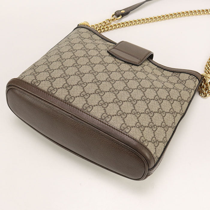 Gucci Duonysus ChainShoulder GG Supreme Beige Shoulder Bag