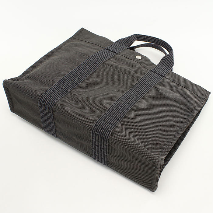 Hermes Her Line Mm Tote Bag Unisex Canvas Gray
