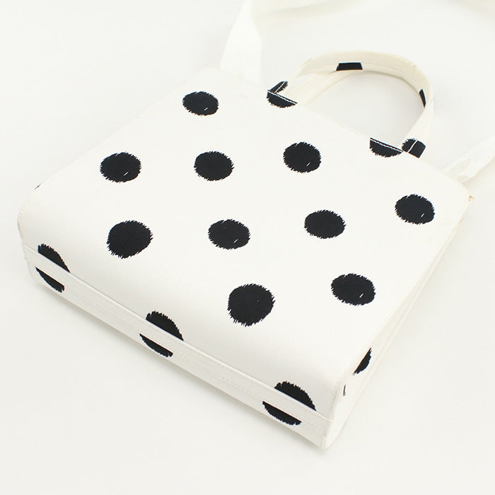 Way Tote Bag Shoulder Bag Women Canvas White