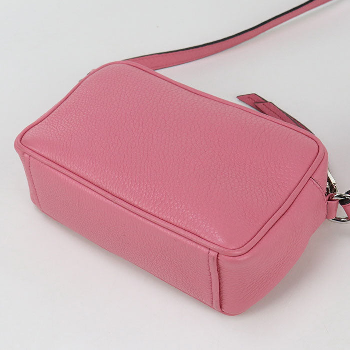 Shoulder Bag Safiano Crossbody Bag Women Leather Pink