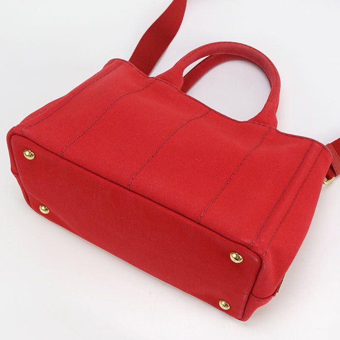 Way Canapa Tote Bag Cotton Women Red