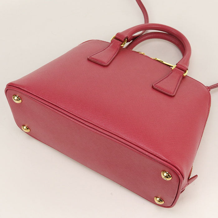 Safiano Way Handbag Women Leather Red Travel Bag