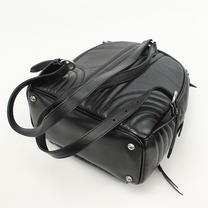 D Backpack Diagram Backpack Women Handbag Leather Black