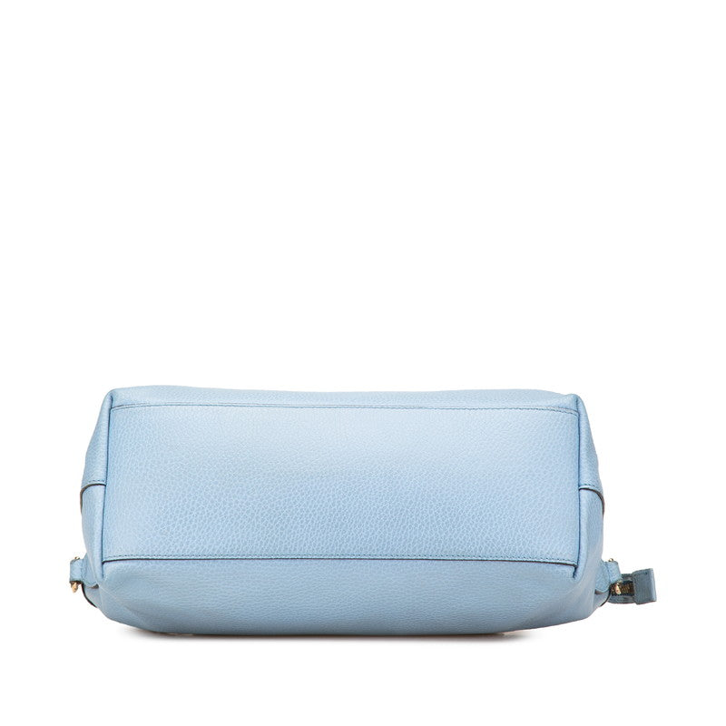 Gucci Interlocking 2Way Bag Leather Travel Bag Bag 5