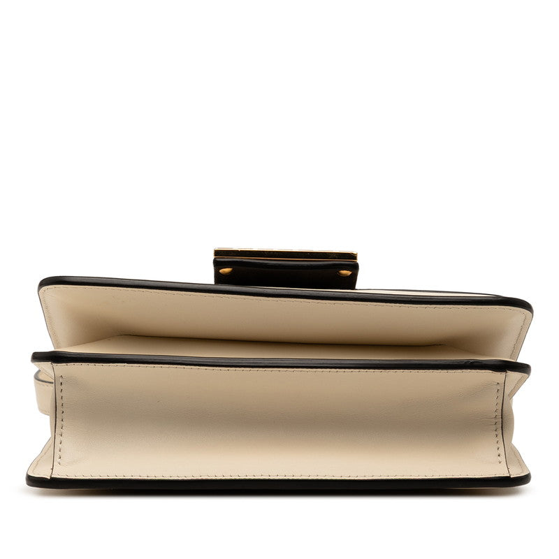 Fendi Fab Shoulder Bag Leather