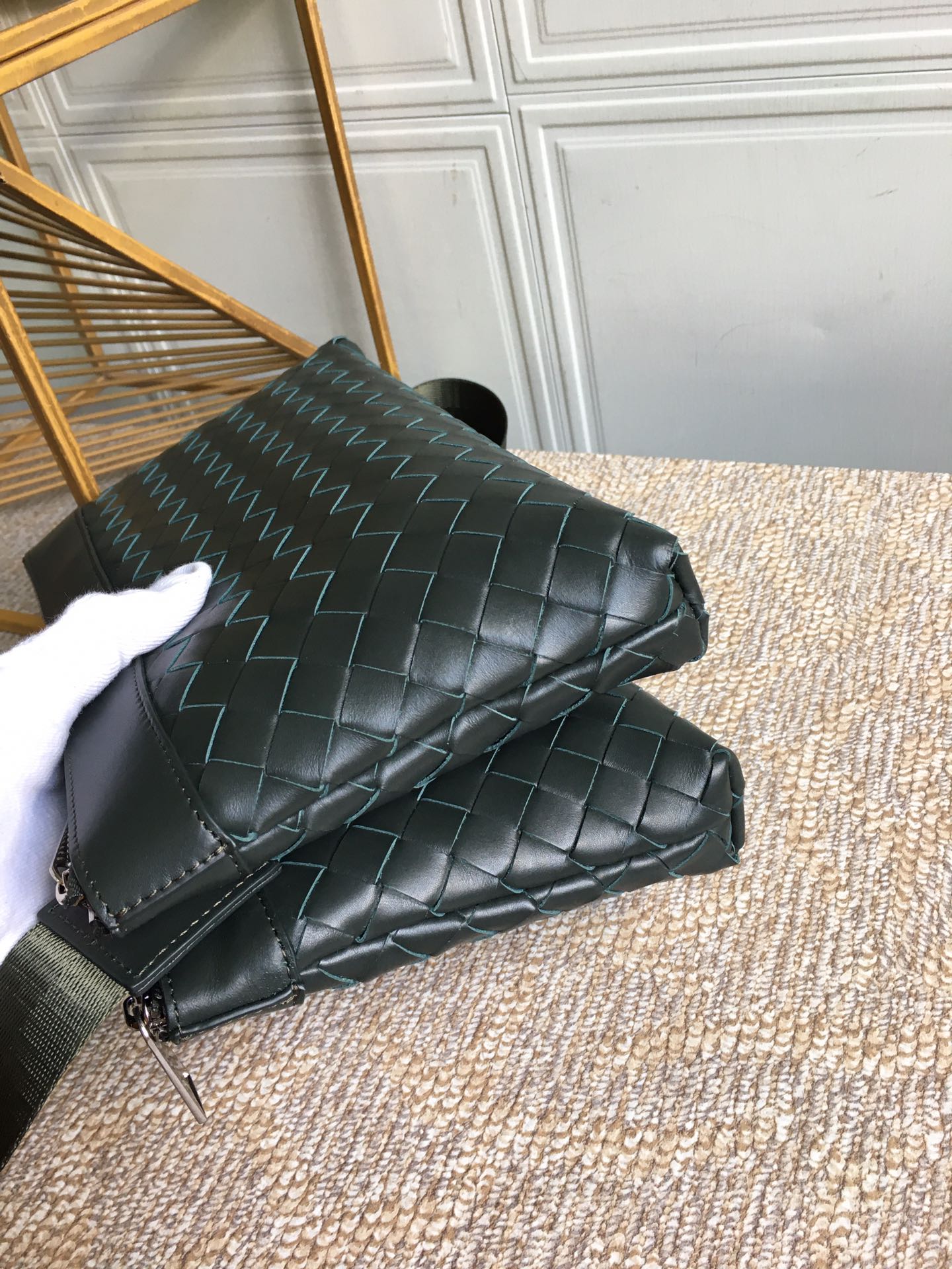 Top Quality Classic Intrecciato For Women Women Green Travel Bag