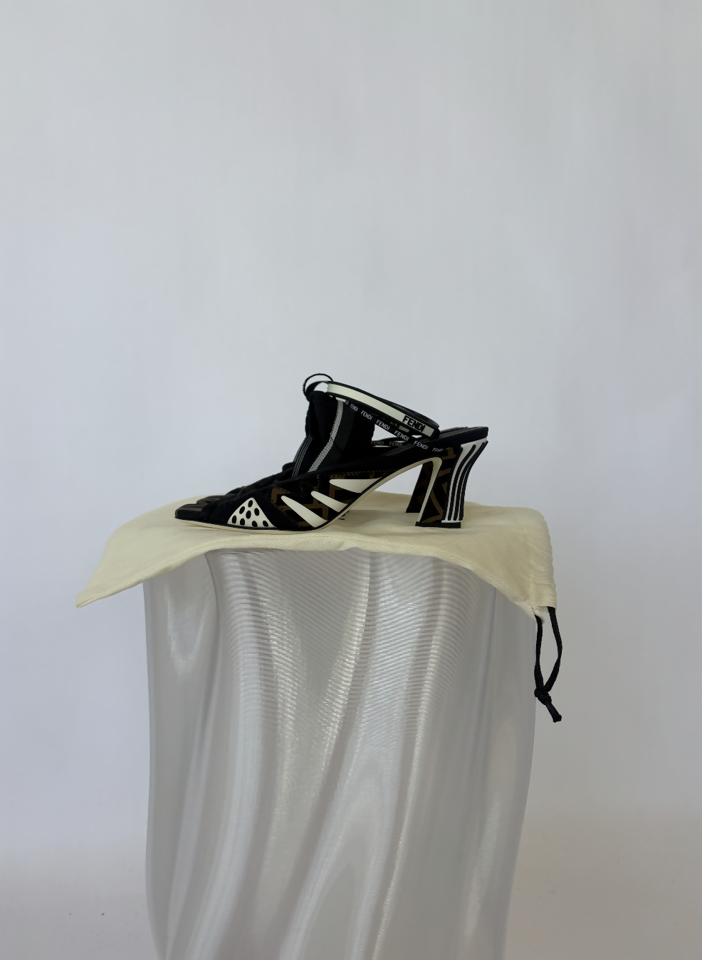 Fendi Shoe Zucca Heeled Sandals Shoes