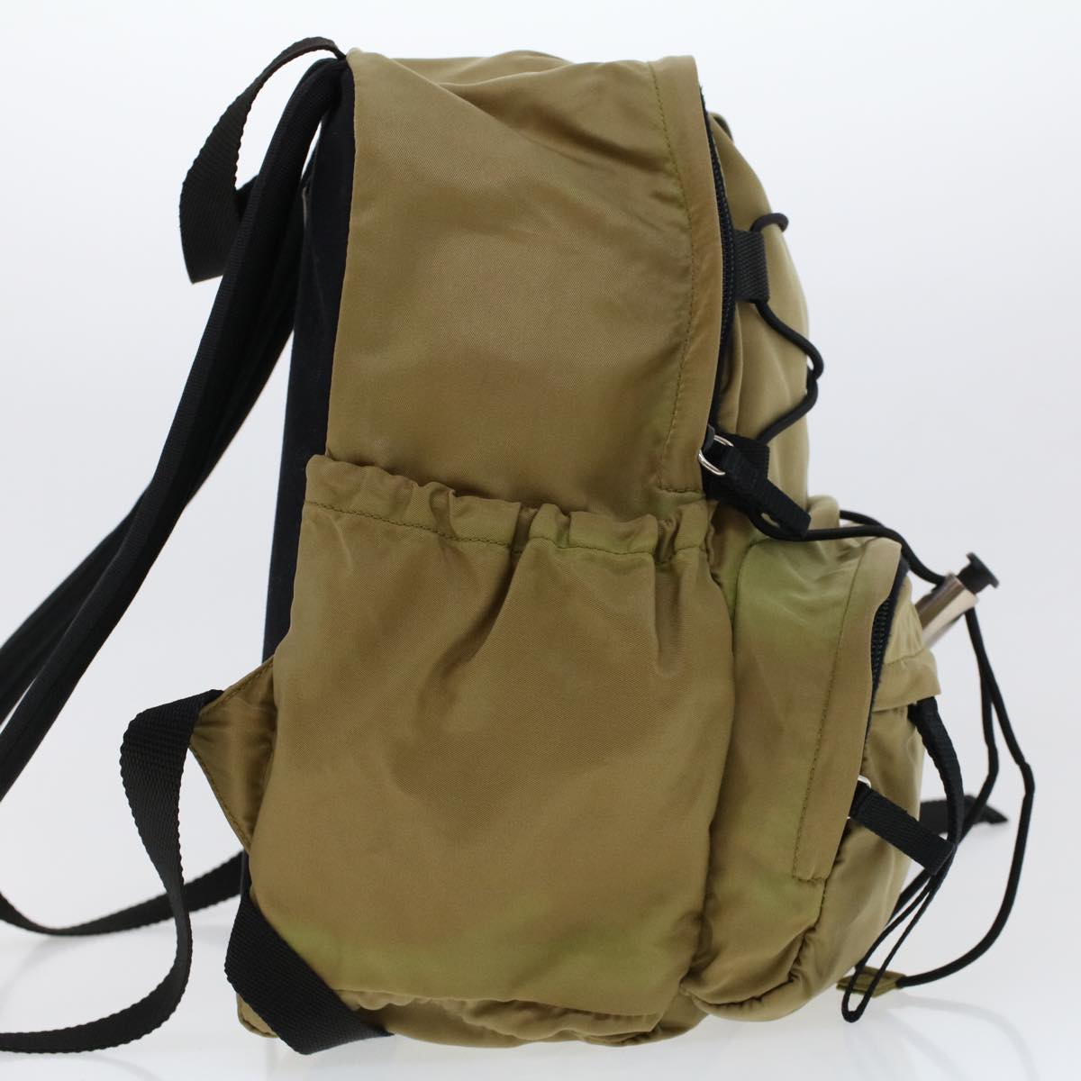 Prada Backpack Khaki Auth Nylon