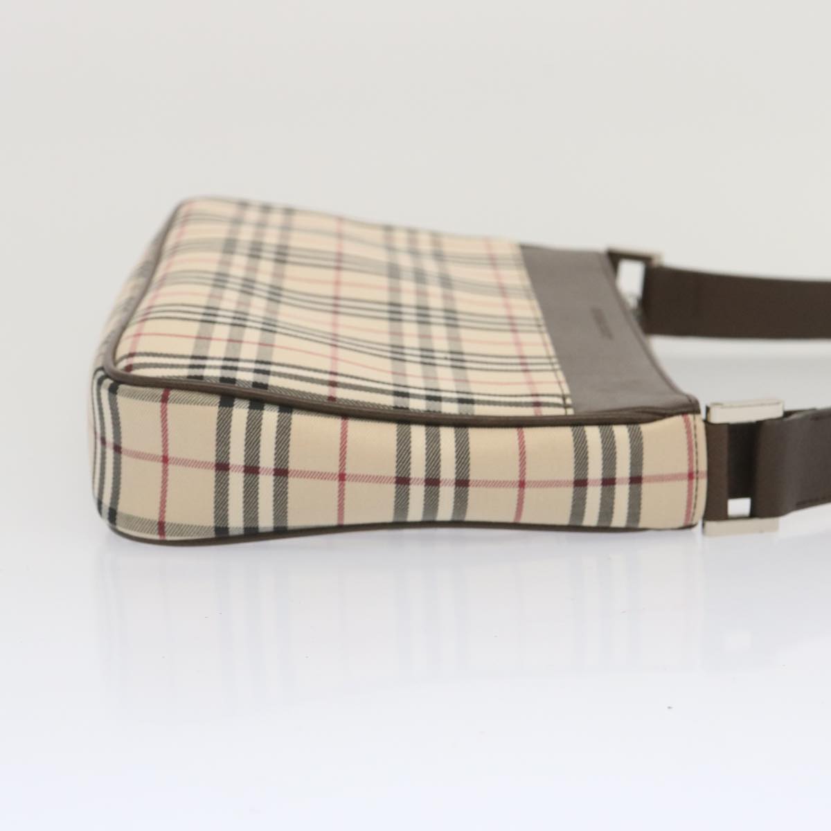 Burberry Luxury Nova Check Shoulder Bag Auth Yk11223 Canvas Beige