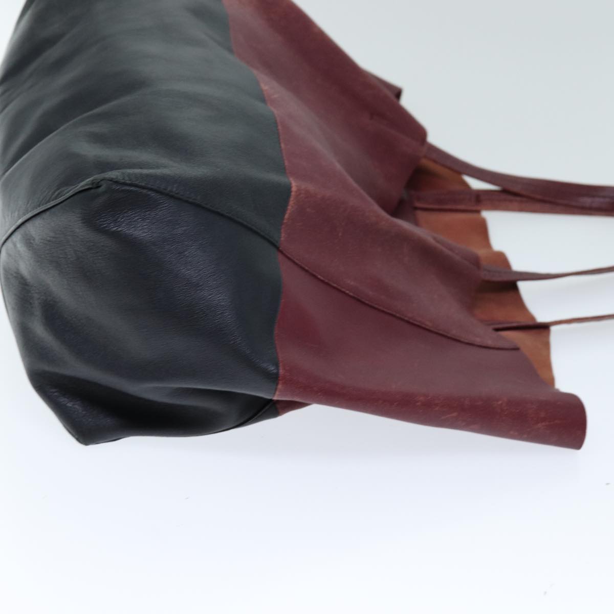 Luxury Horizontal Cabas Tote Bag Leather Black