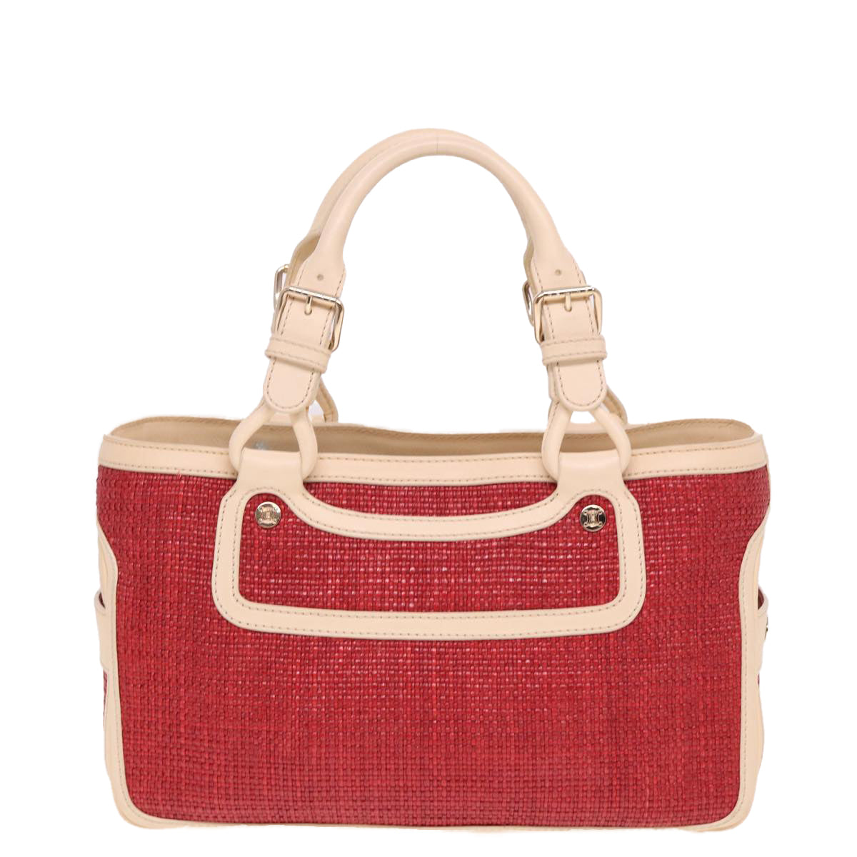 Luxury Boogie Bag Hand Bag Straw Red Travel Bag