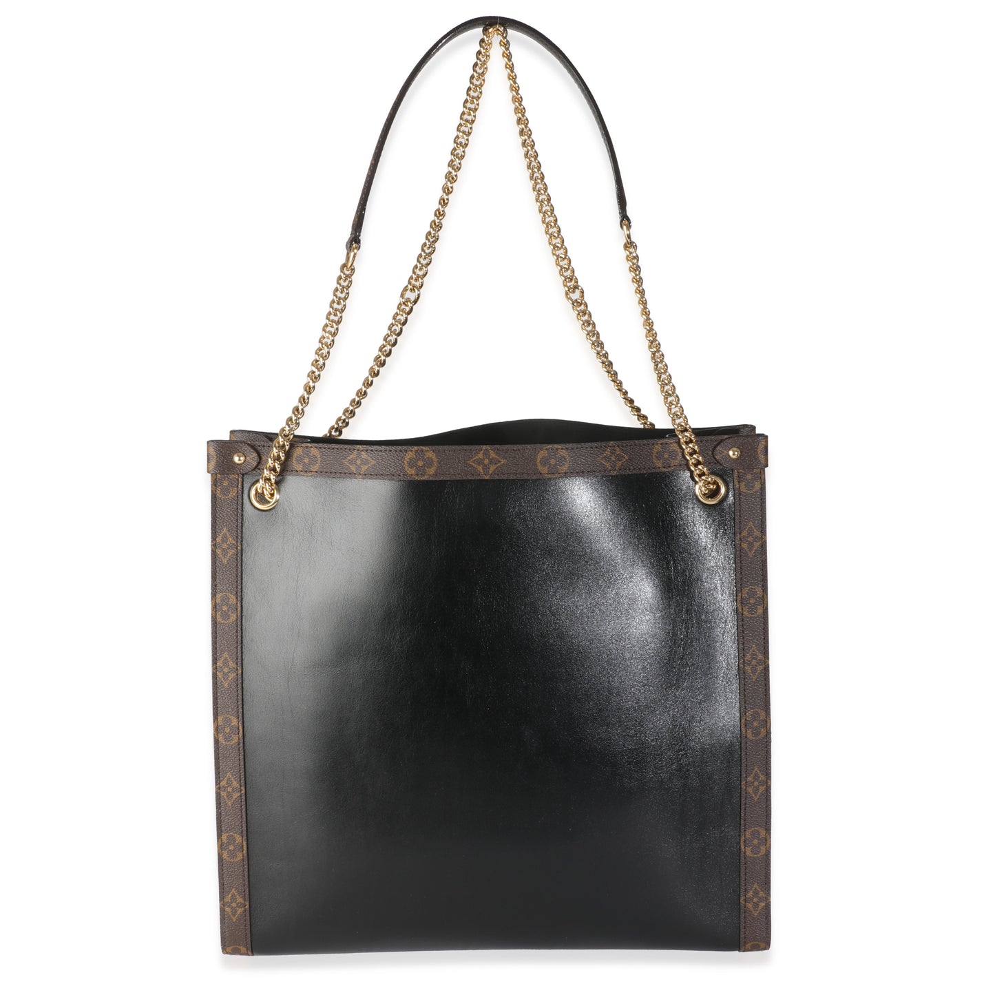 Louis Vuitton Nova MMVibe Monogram Canvas Calfskin Black Handbag