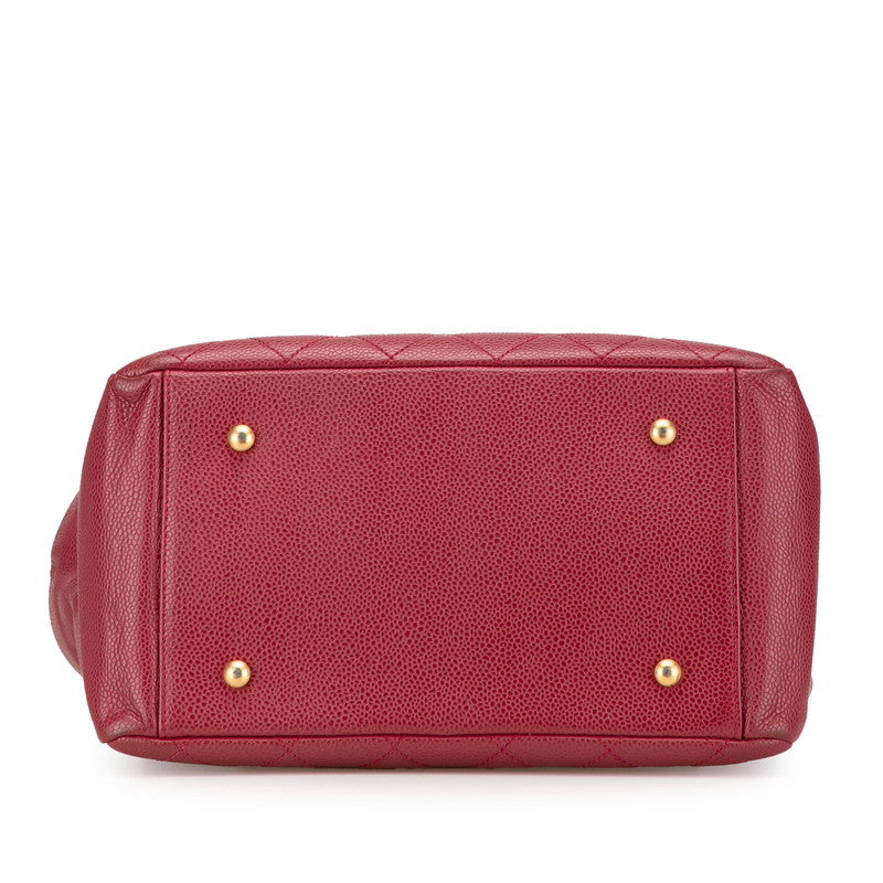 Chanel Coco Mark Matelasse Caviar Skin Shoulder Bag