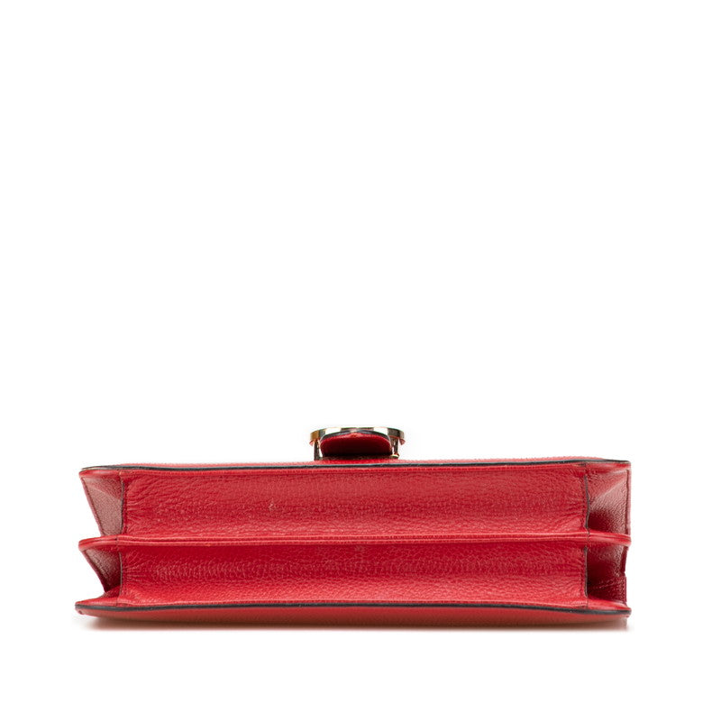 Gucci Interlocking Shoulder Bag Leather Bag 2