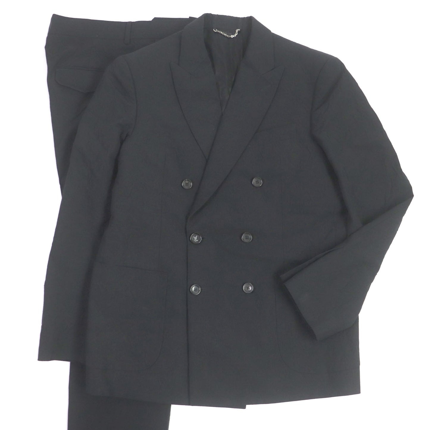 Louis Vuitton suit 93 7 Nylon Cotton Black Apparel