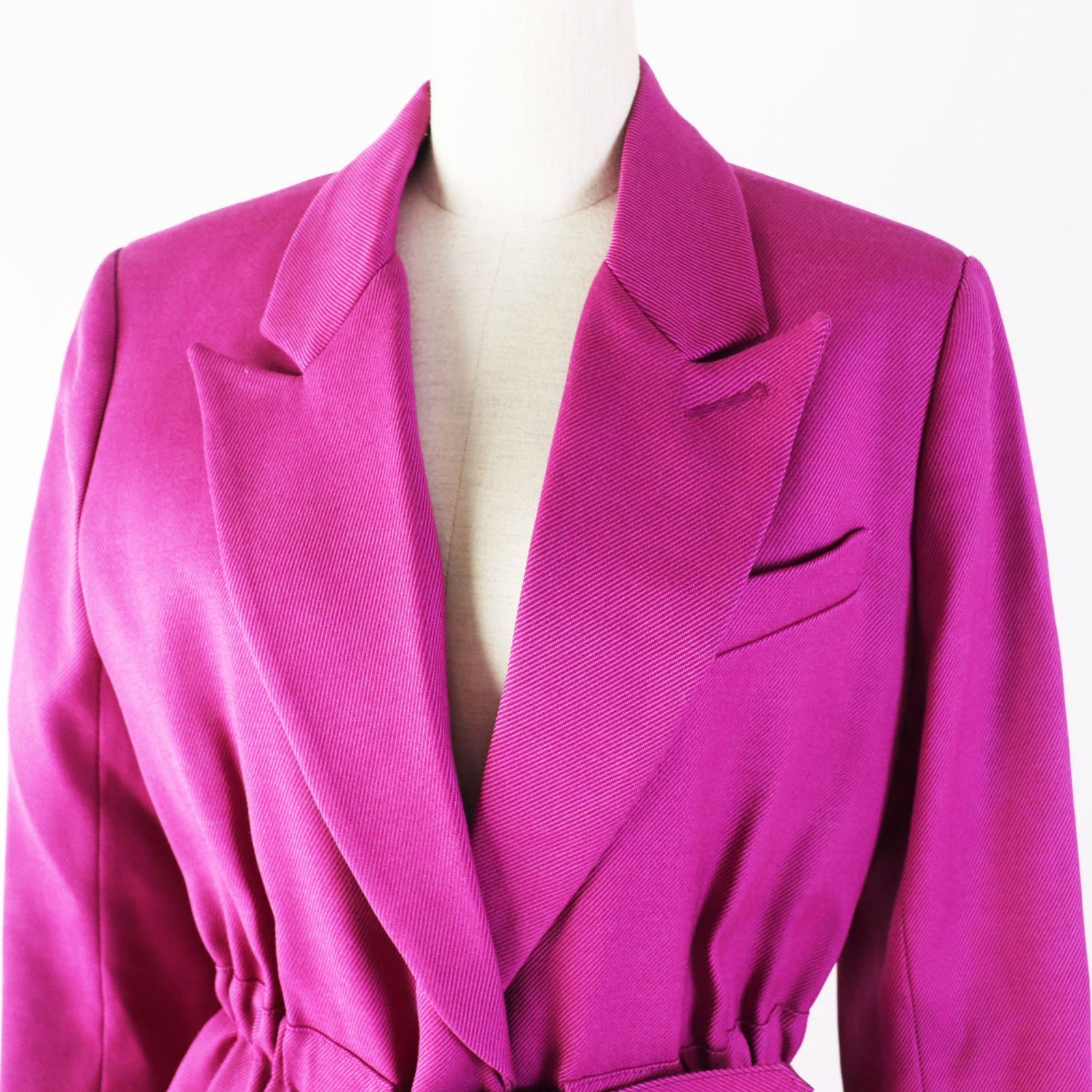 Louis Vuitton coat Polyurethane coating purple 38 Nylon Wool Apparel