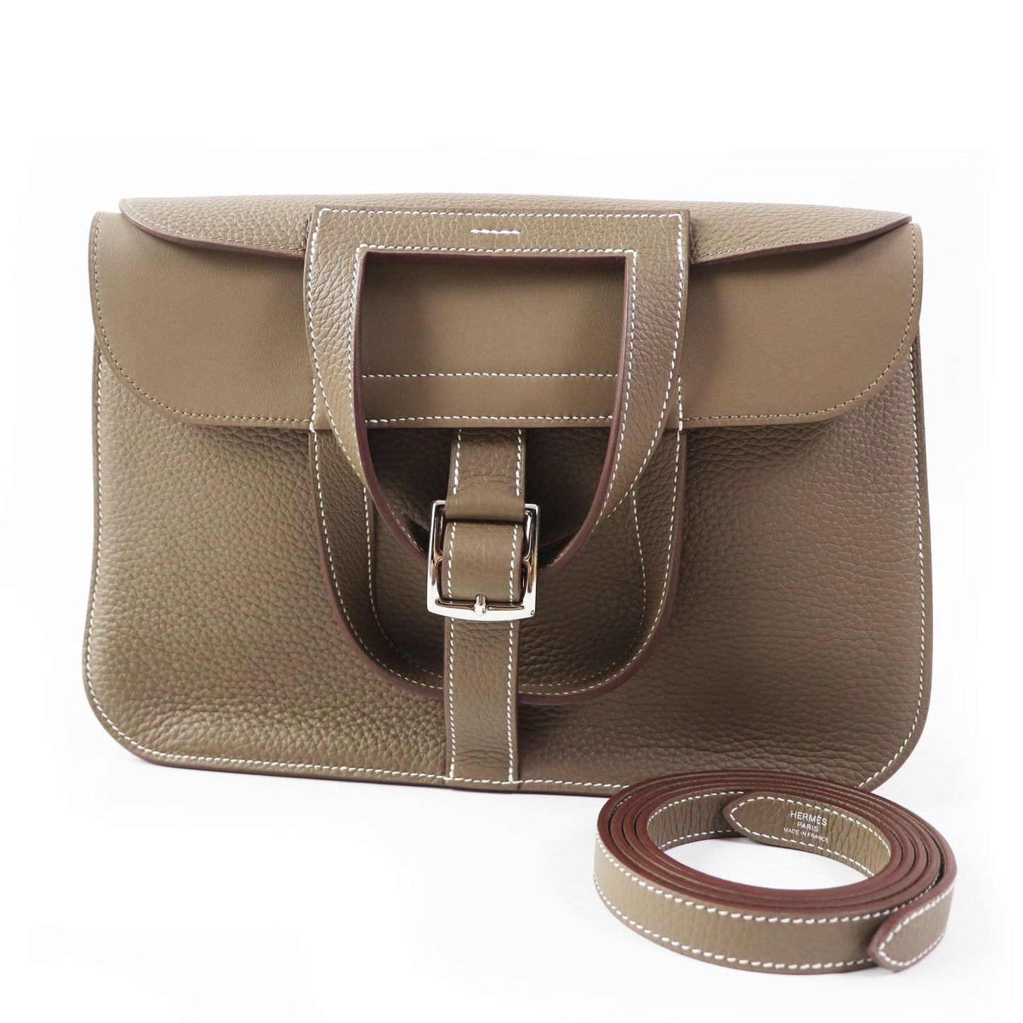 Hermes Shoulder Bag Taurillon Clemence Etope Arzan Women