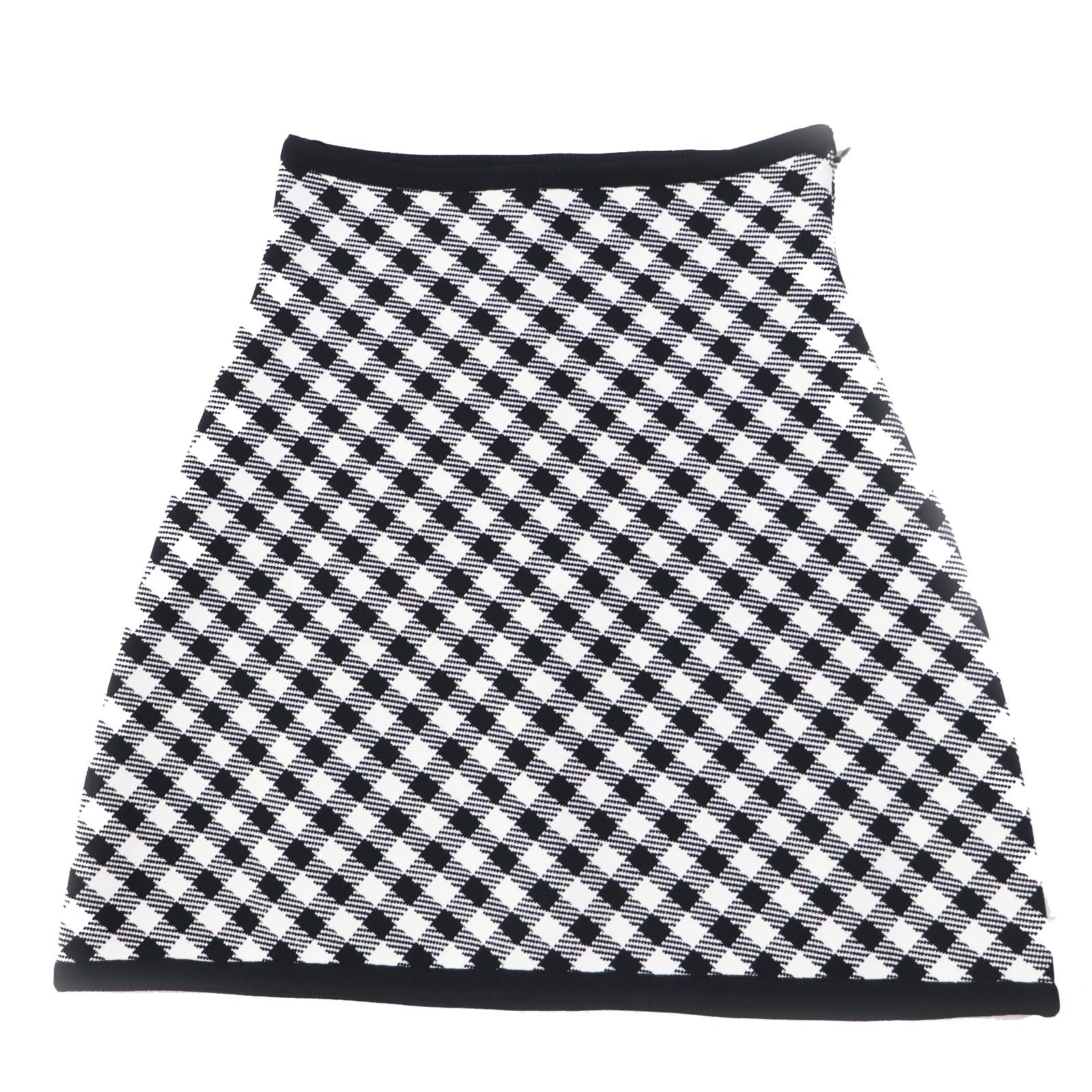 Dior Christian Flare Skirt Main: % Rayon, % Nylon Black Travel Bag