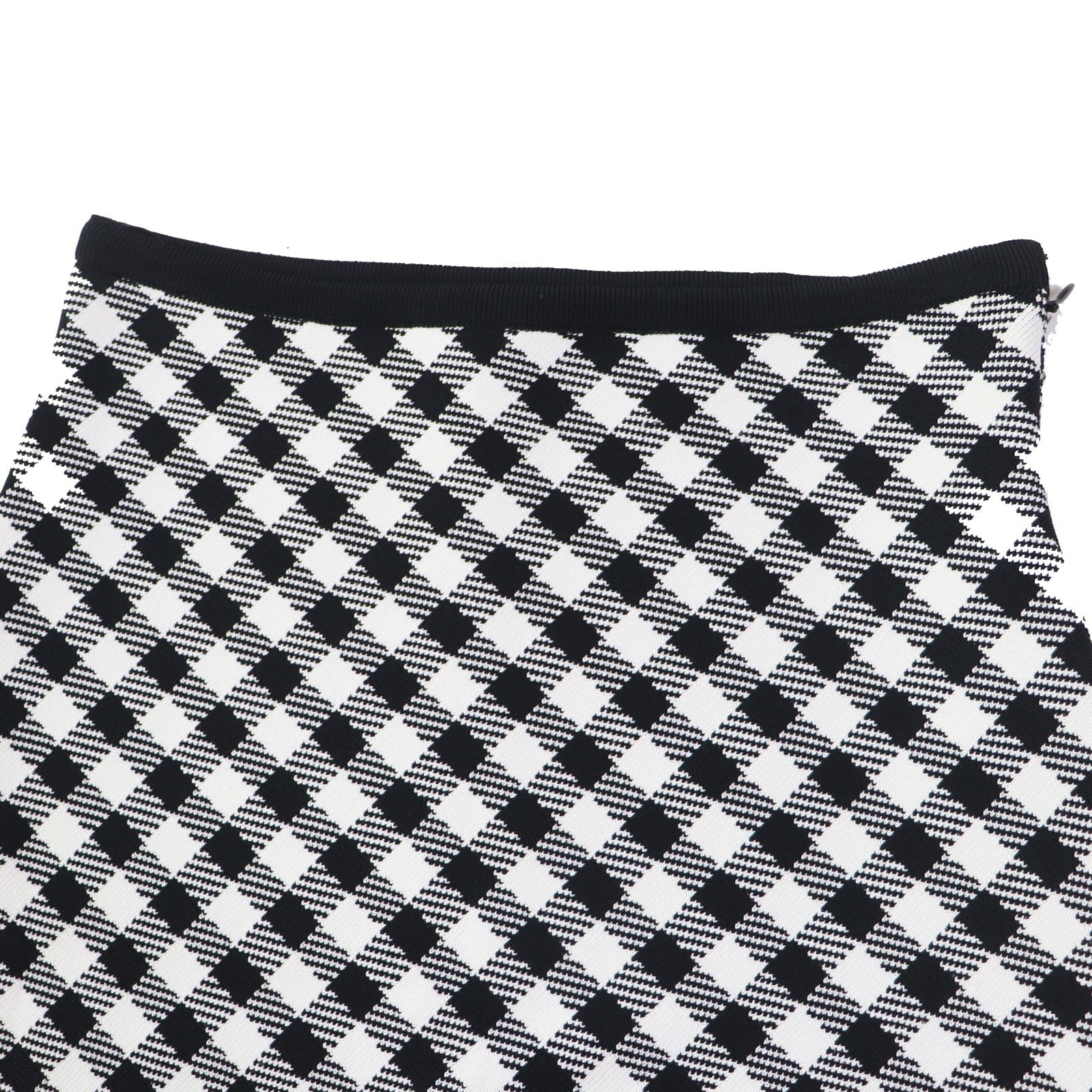 Dior Christian Flare Skirt Main: % Rayon, % Nylon Black Travel Bag