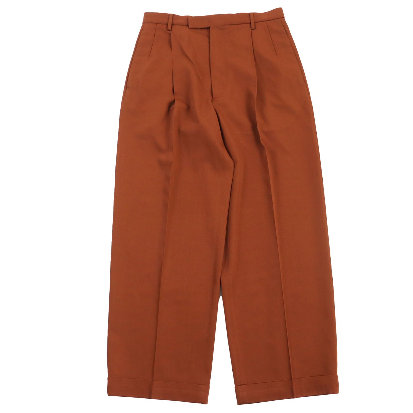 Gucci slacks part 84 polyester part Wool Brown Accessory
