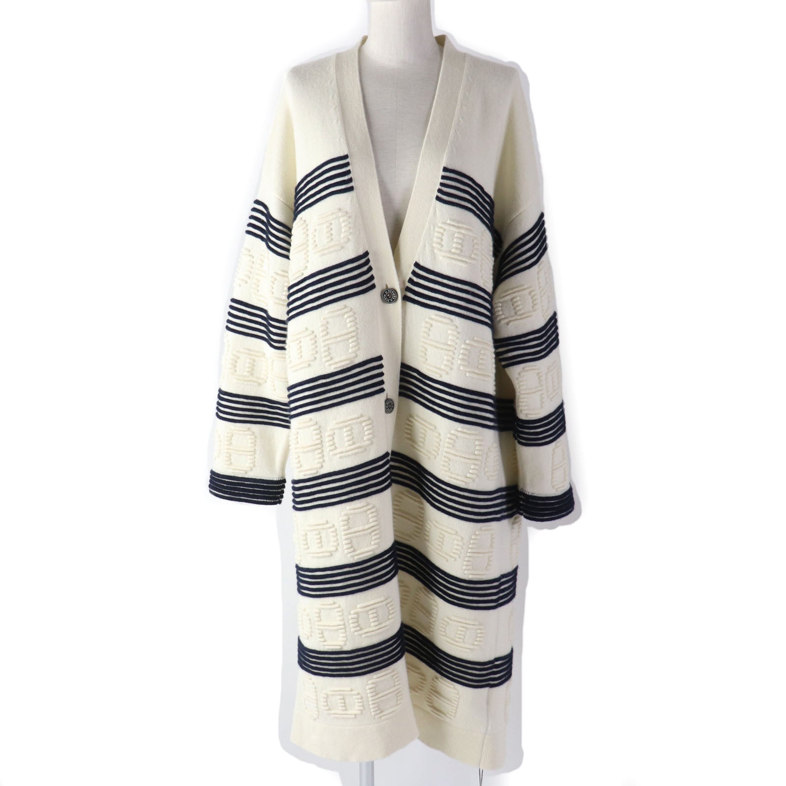 Cardigan Main: Cashmere, Main: Cotton Ivory Navy Travel Bag