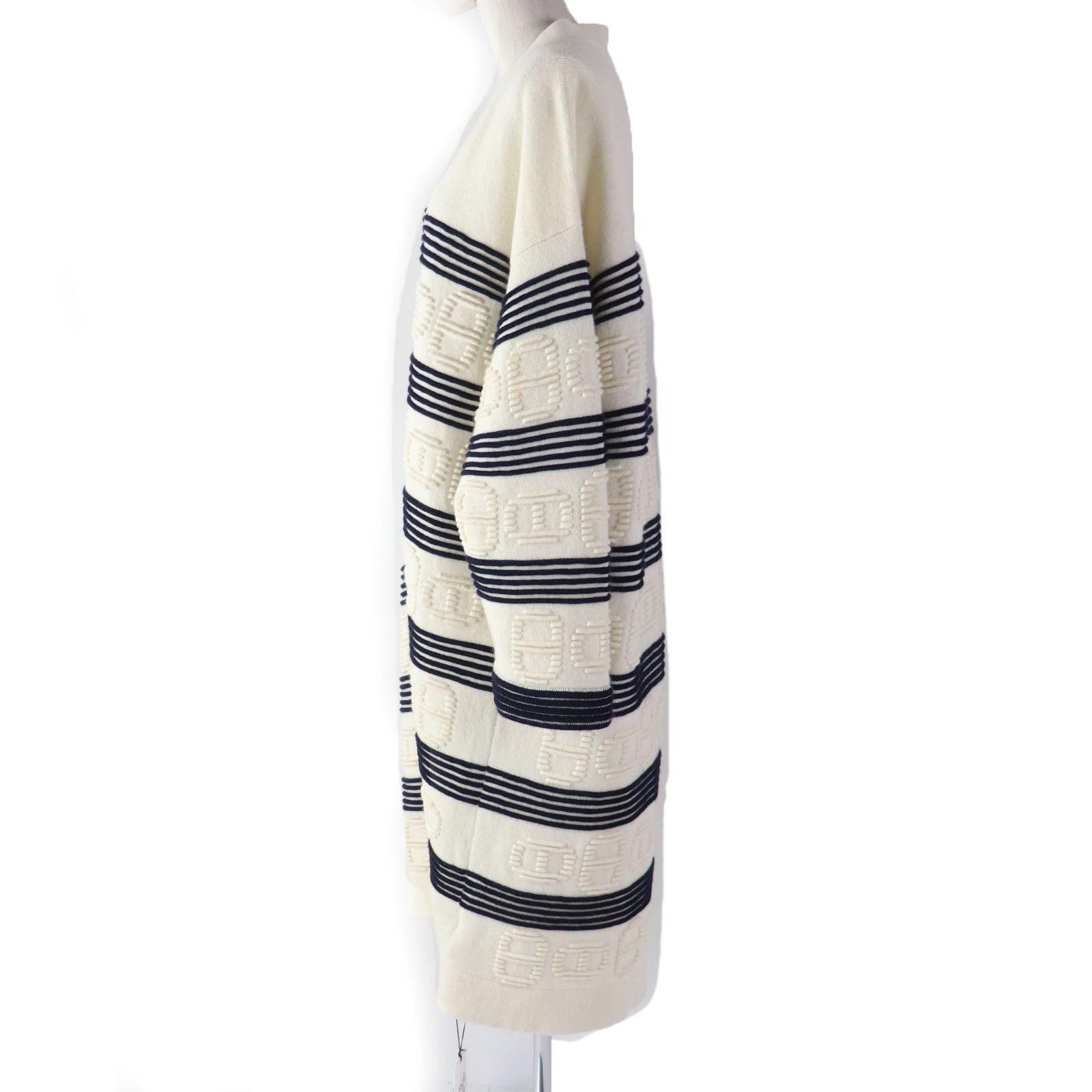 Cardigan Main: Cashmere, Main: Cotton Ivory Navy Travel Bag