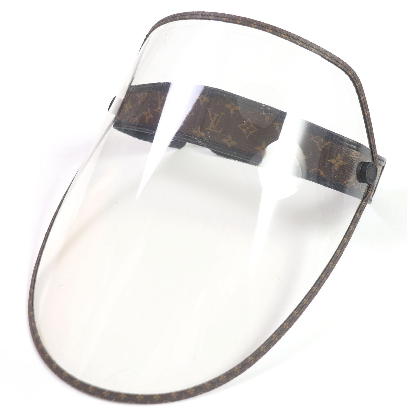 Louis Vuitton Sun visor M76727 Part clear Monogram Canvas Brown Handbag
