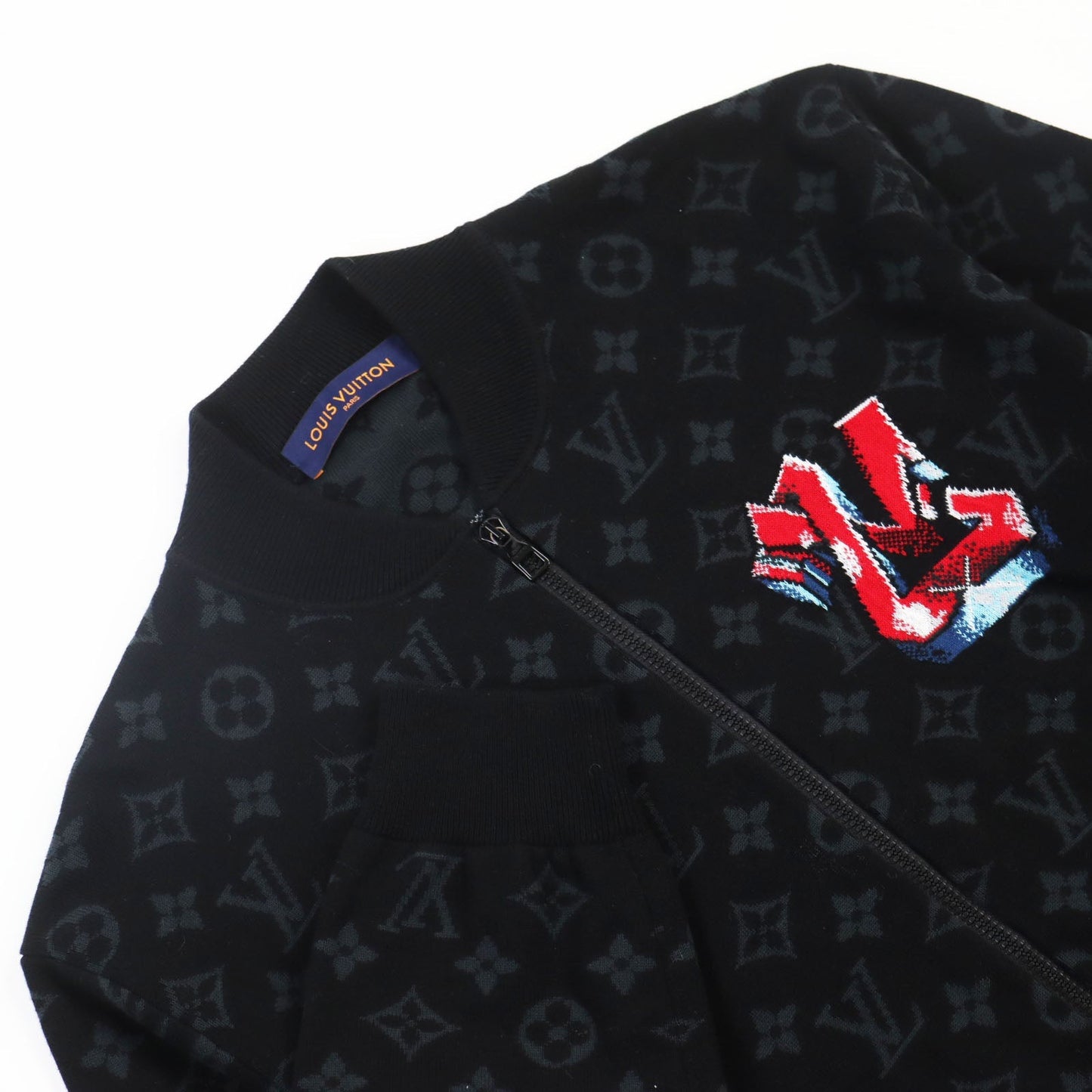 Louis Vuitton Blouson 1AA4XT ouson M Cotton Black Handbag