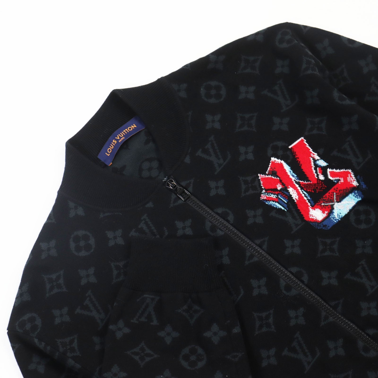 Louis Vuitton Blouson 1AA4XT ouson M Cotton Black Handbag