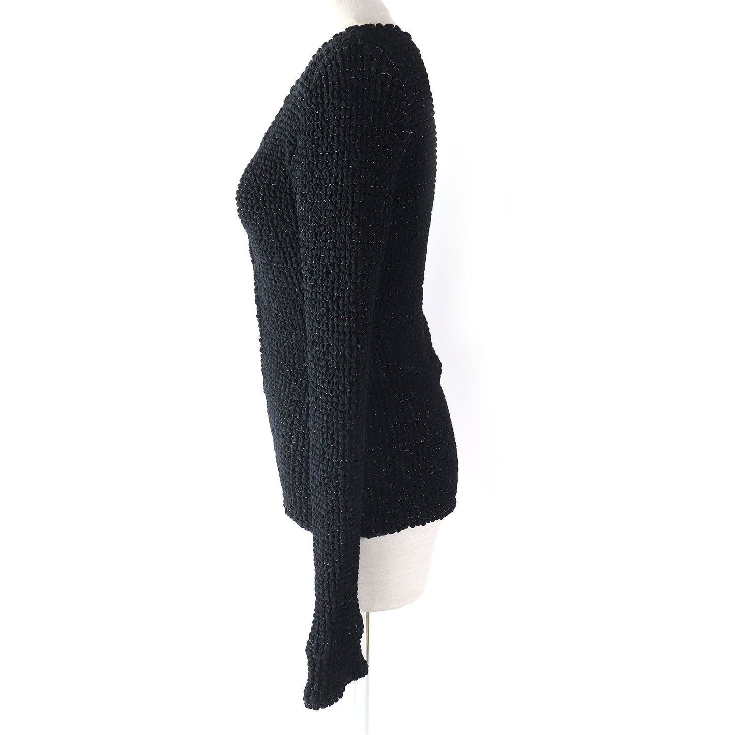 Chanel cardigan 09P 34 elastane polyurethane 10 Black Handbag