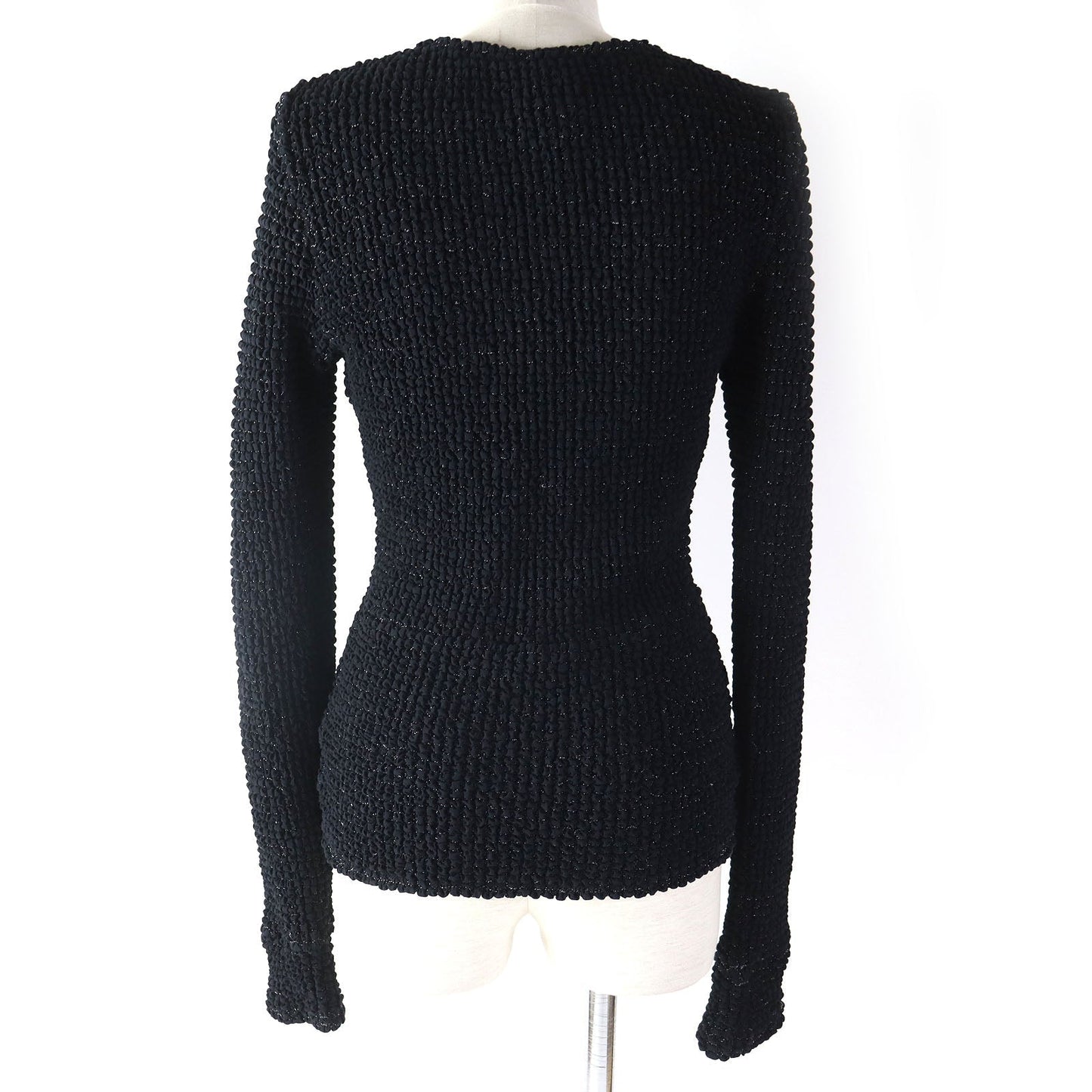 Chanel cardigan 09P 34 elastane polyurethane 10 Black Handbag