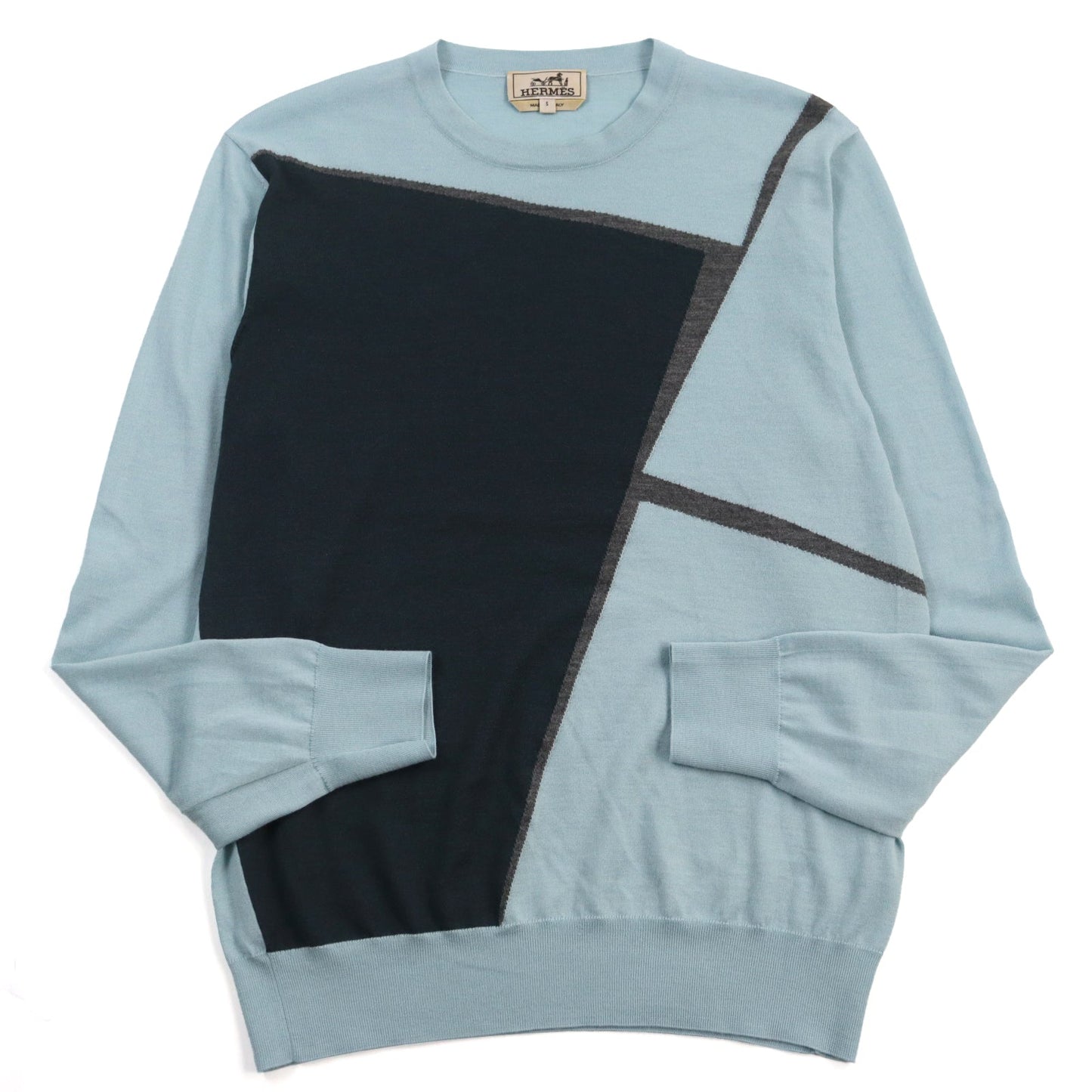 Knit Main: Cashmere, Main: Silk Type Mens Blue Travel Bag