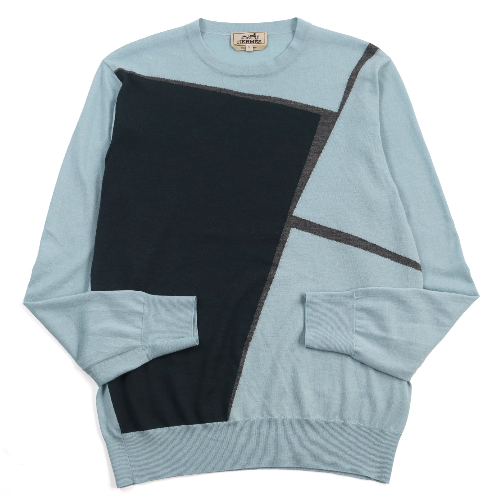 Knit Main: Cashmere, Main: Silk Type Mens Blue Travel Bag