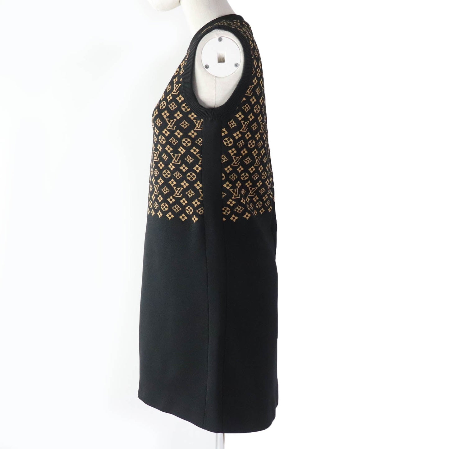 Louis Vuitton one piece 1ABYKG 36 2 Nylon Black Brown Handbag