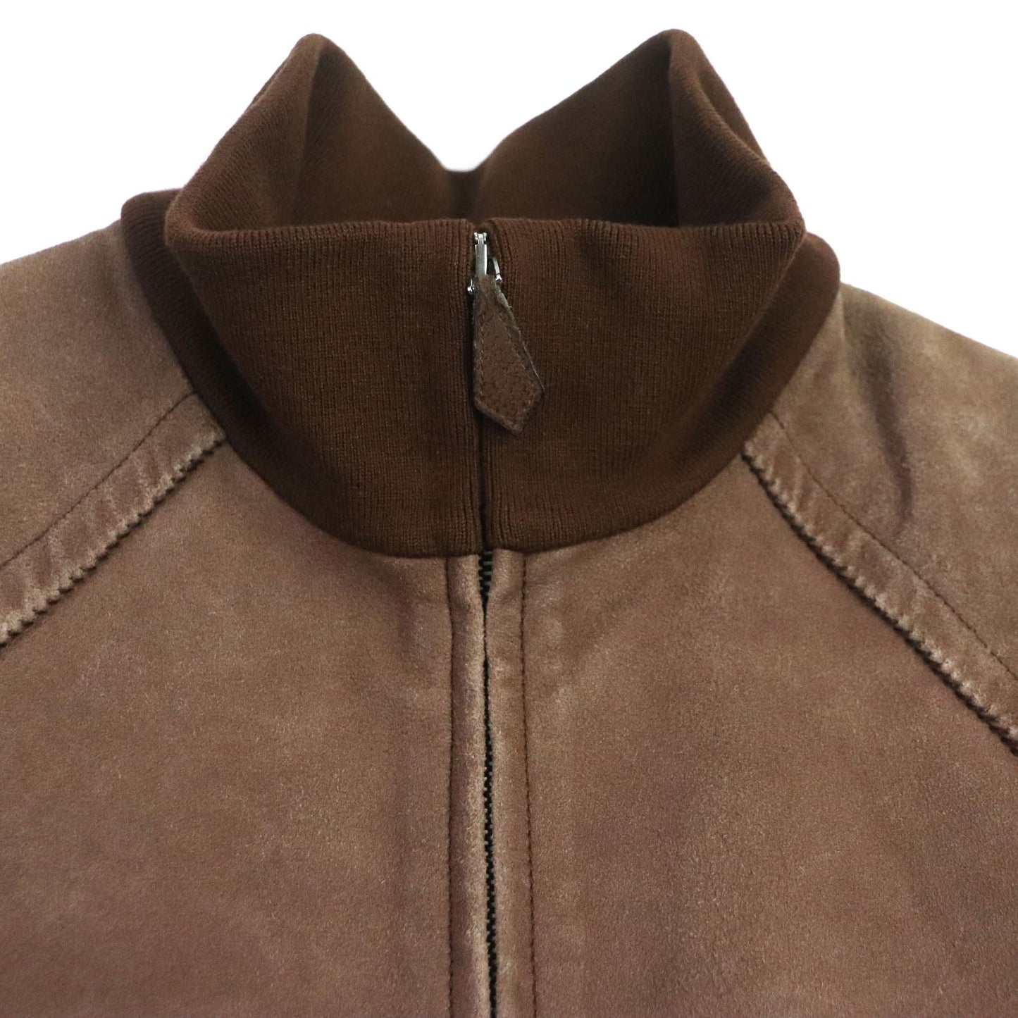 Blouson Main: Lamb , Part: Lamb , Leather Brown Travel Bag