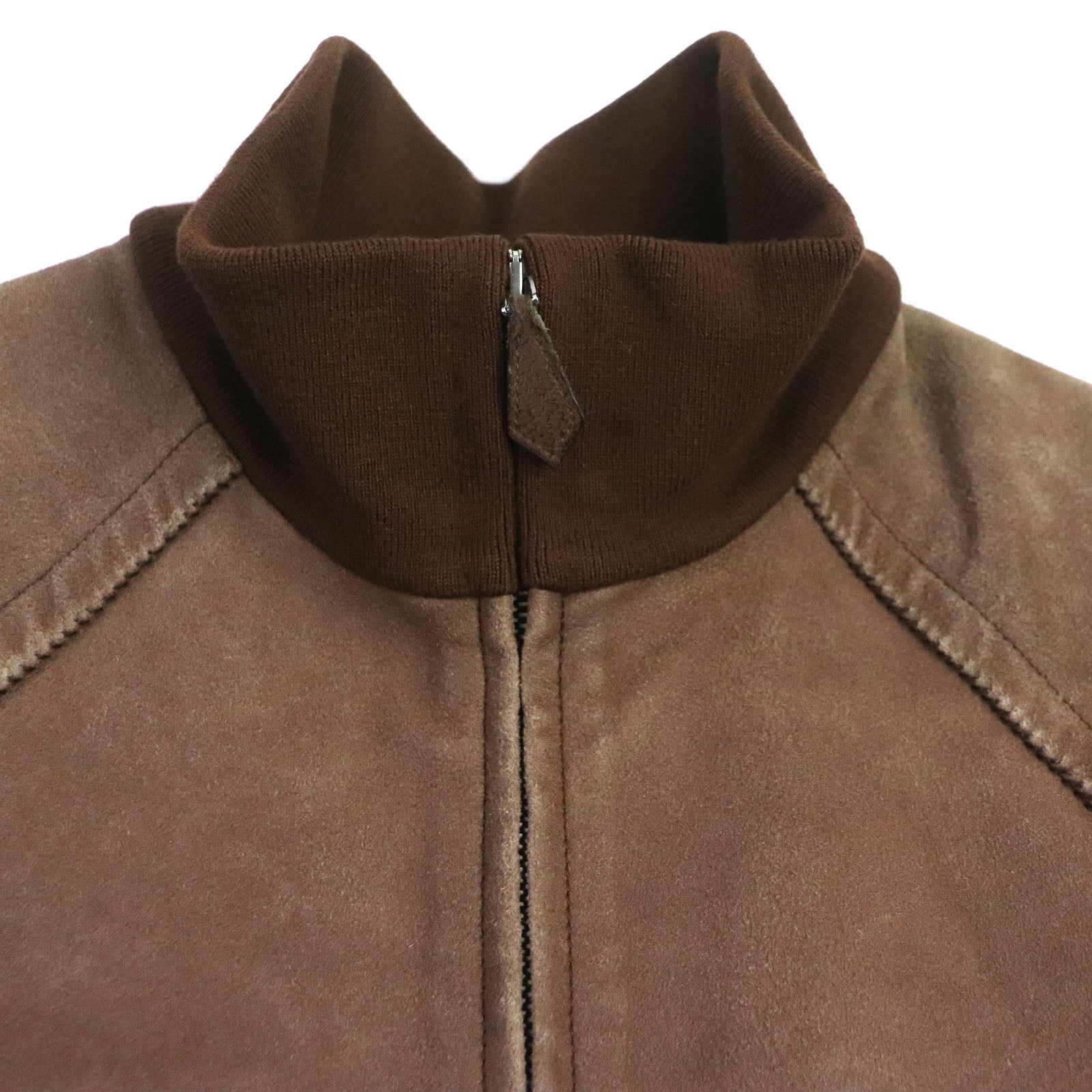Blouson Main: Lamb , Part: Lamb , Leather Brown Travel Bag