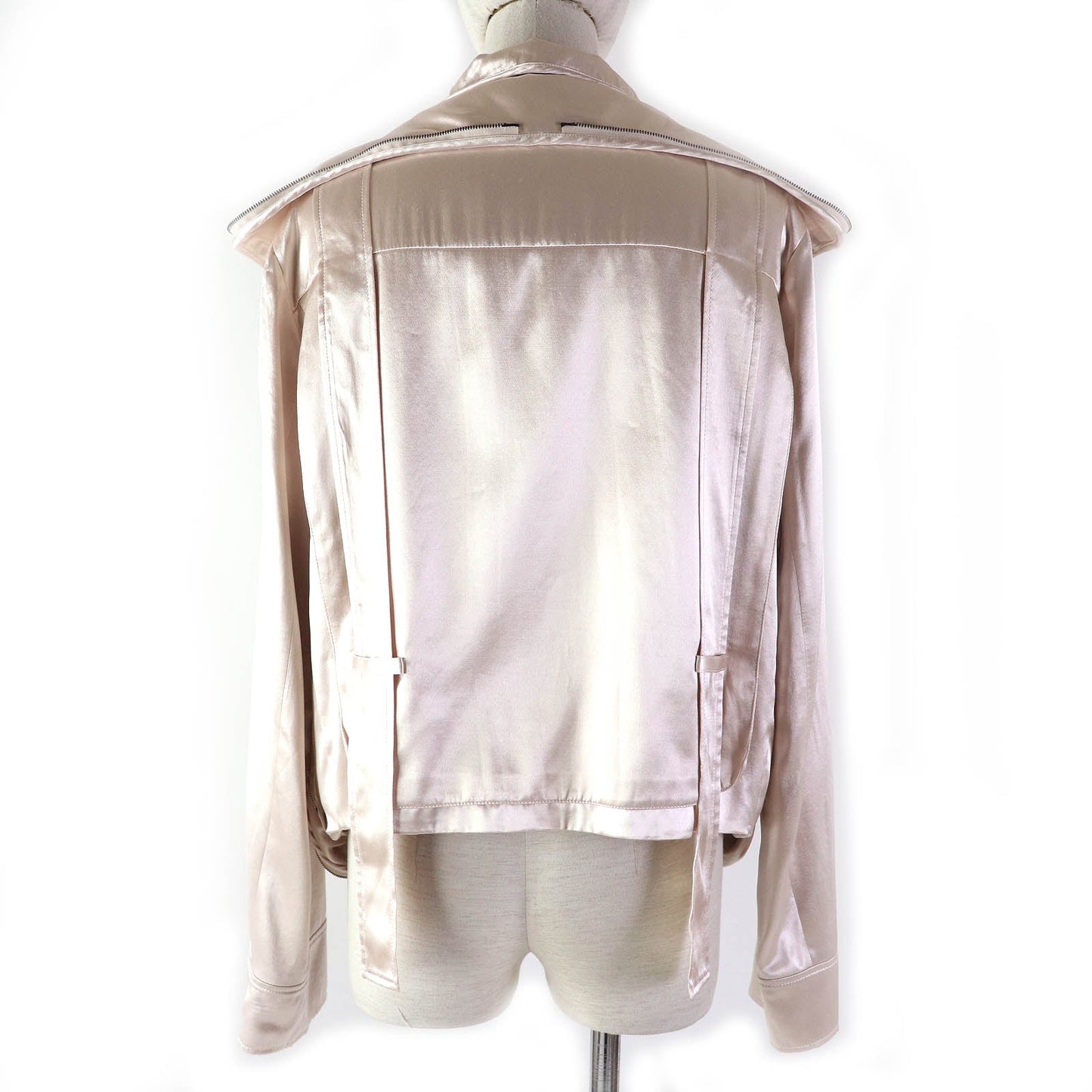 Fendi Blouson Outer Rayon Lining Rayon Light Women Handbag Pink Travel Bag