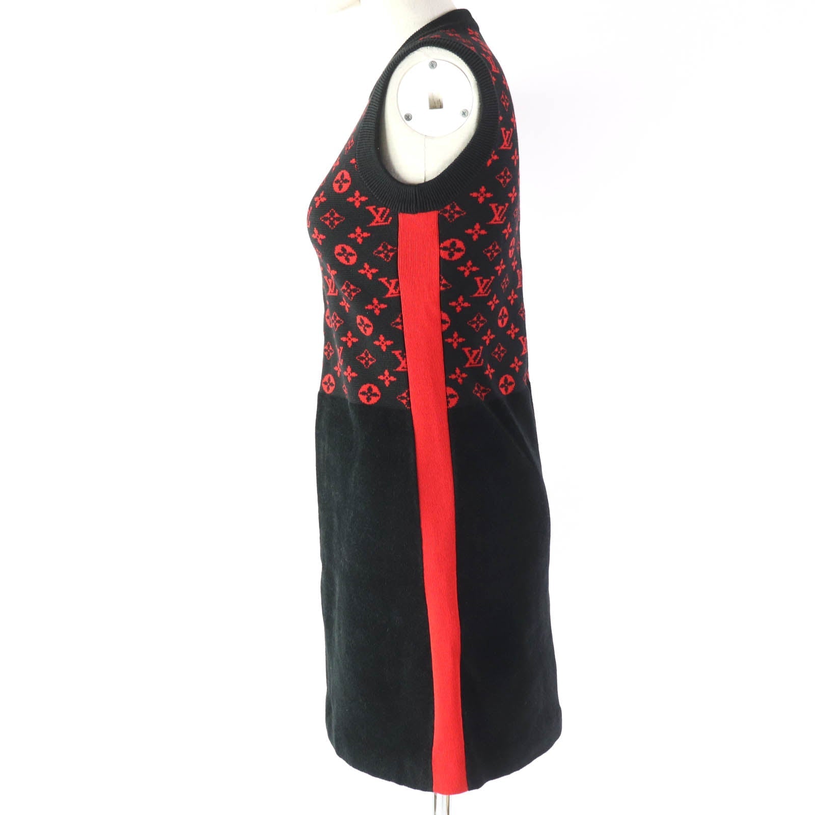 Louis Vuitton one piece Nylon Wool Cotton Black Handbag
