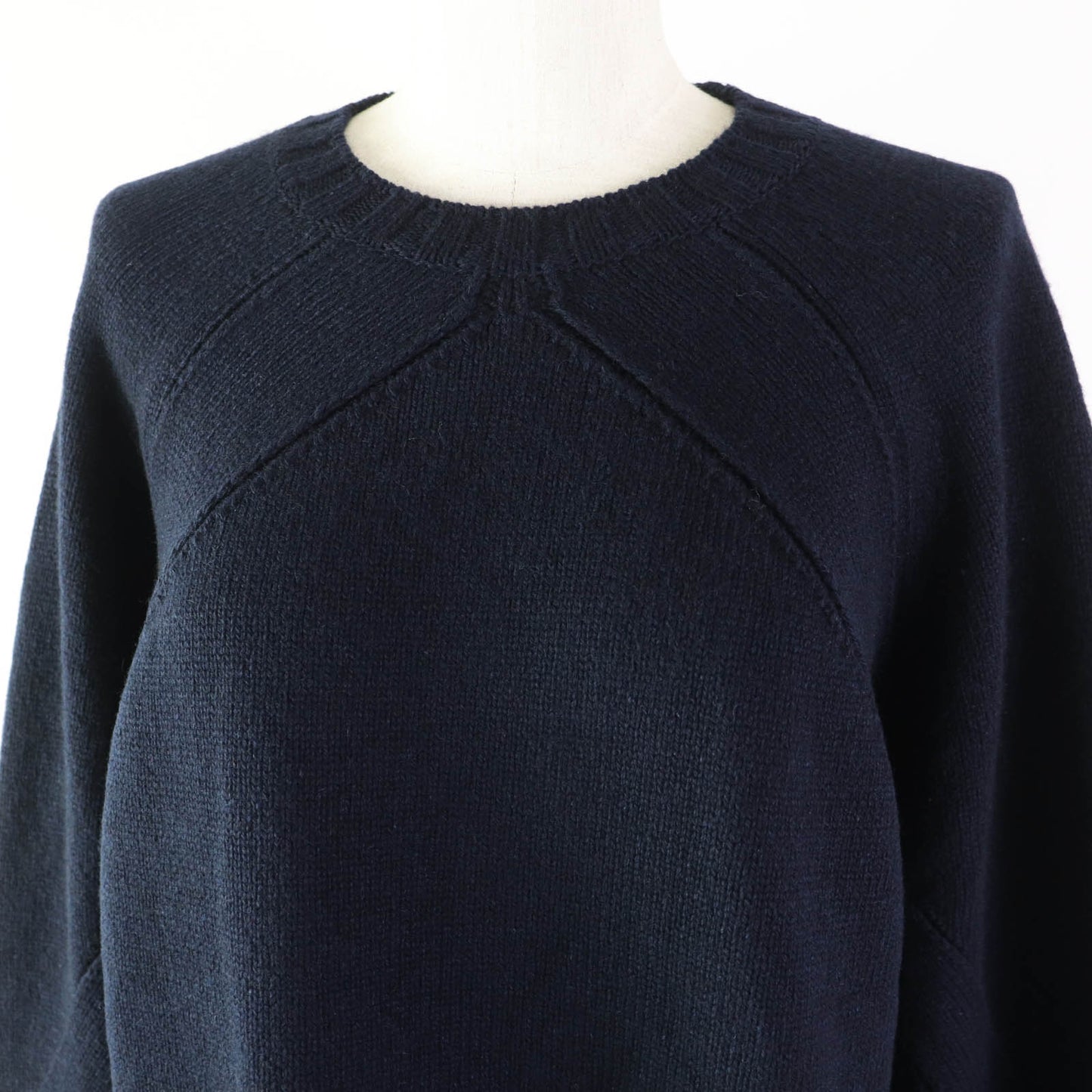 Knit C Main: Wool, Part: Cotton Navy Red Travel Bag