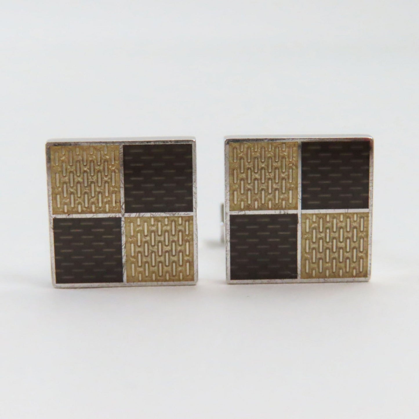 Louis Vuitton cuffs Manchette Brown Silver Handbag